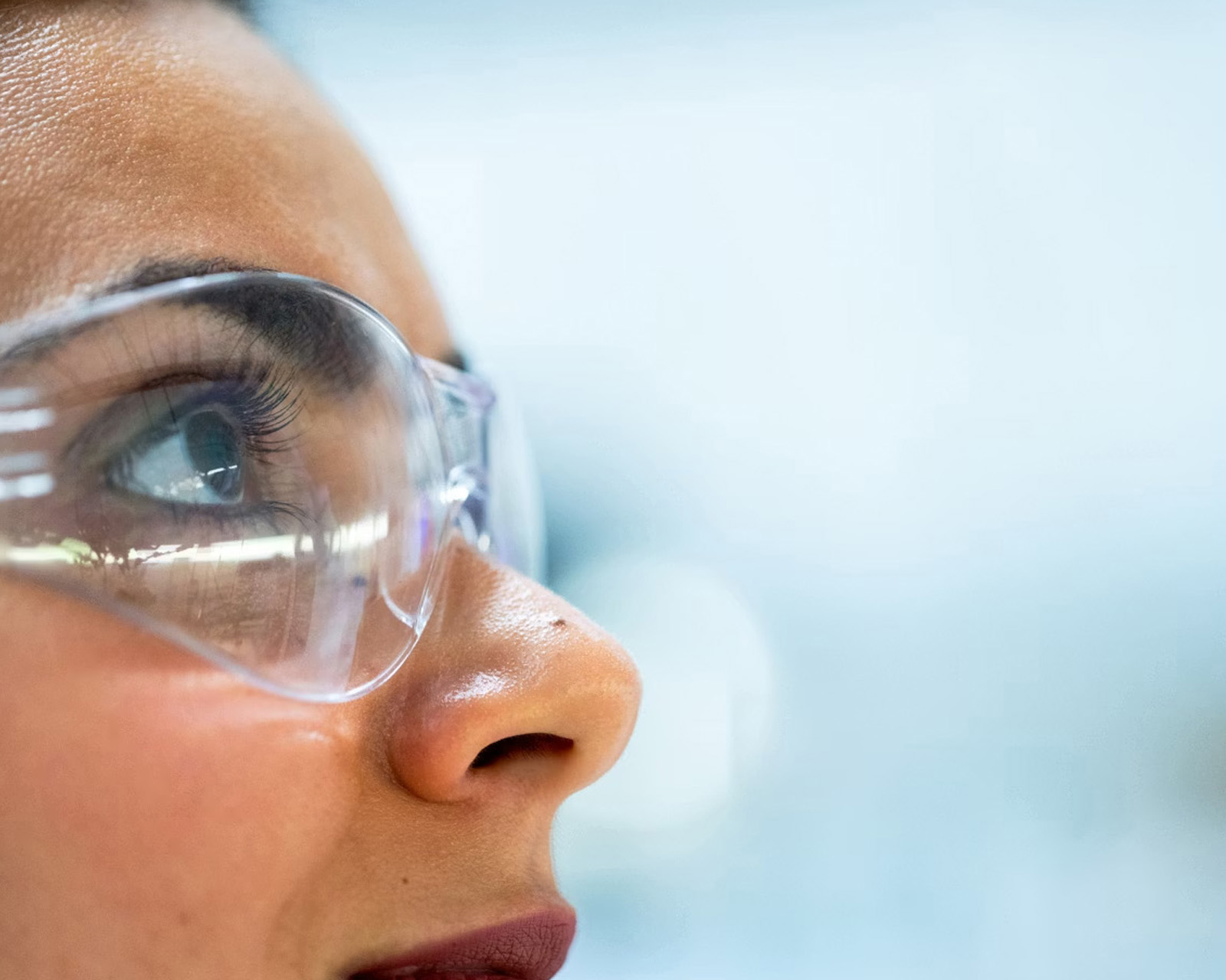 Researchers working in a university laboratory